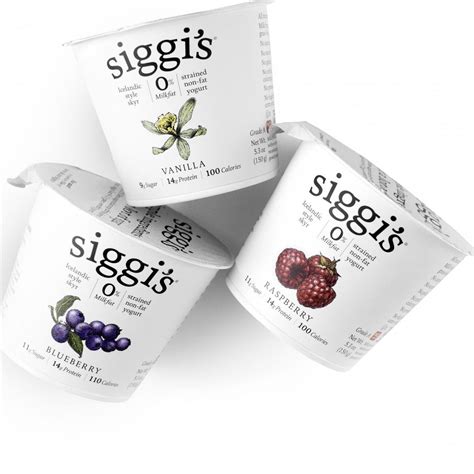 Siggis dairy - Siggi's General Information Description. Manufacturer of yogurt and related products based in New York. The company's dairy products include drinkable yogurt, yogurt and skyr in blueberry, orange and ginger, plain, pomegranate and passion fruit, acai, grapefruit and vanilla flavors, enabling customers to get a wide range of dairy products.